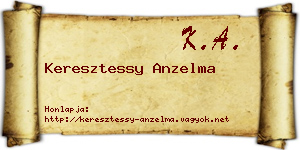 Keresztessy Anzelma névjegykártya